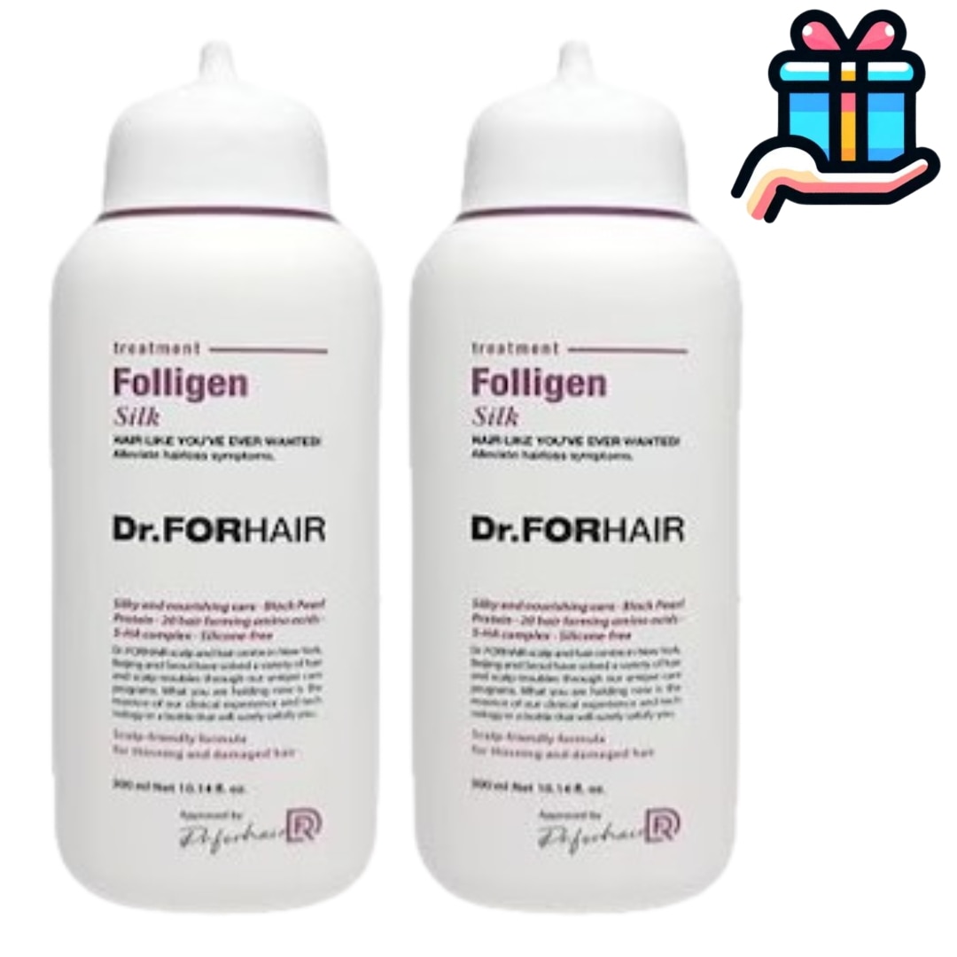 [大容量企画商品1+1]ポリゲンシルクトリートメント300ML+300ML 脱毛症状緩和 ダメージヘア ウォーターパック タンパク質ケア キューティクルダメージケア 頭皮 ボリュームたっぷり 高栄養