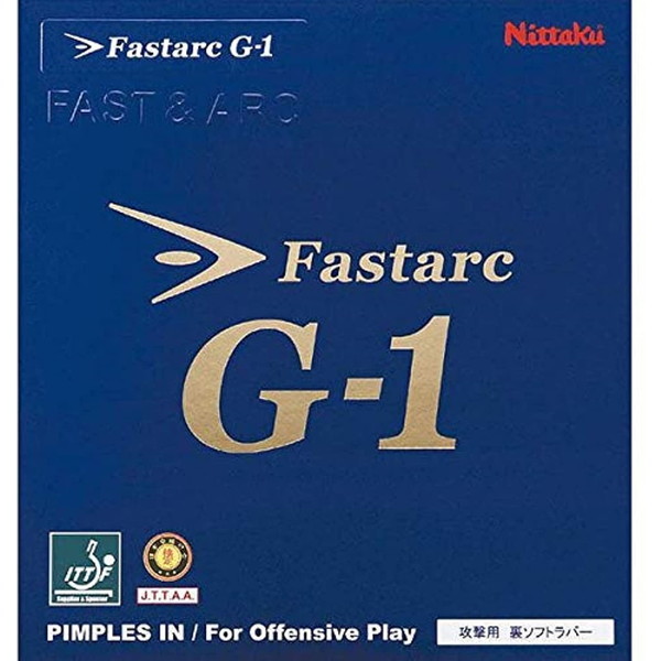 ファスタークG1 ブラック MAX NR8702 [卓球ラバー]