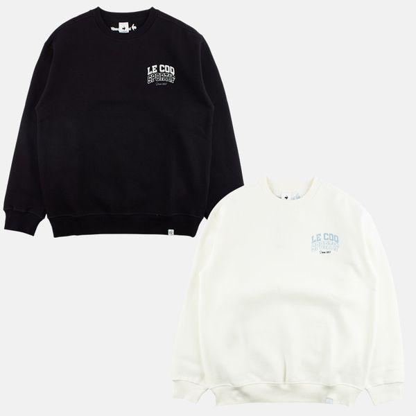 共用ルーズフィットベーシックロゴ裏起毛マンツーマン QP423TFSO2_P407300008