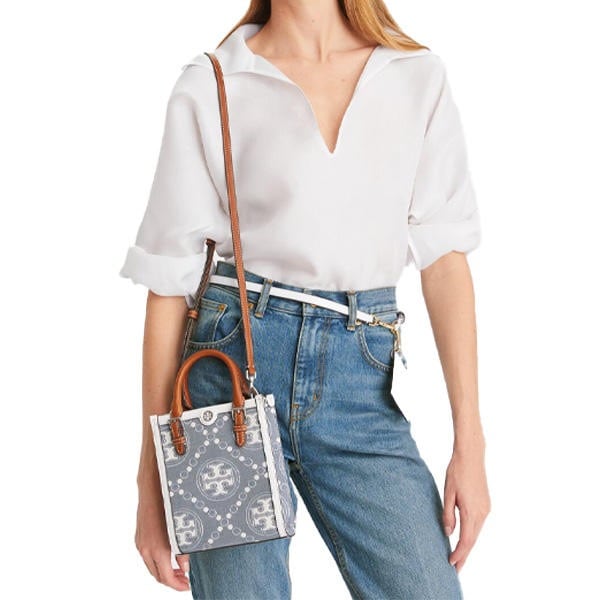 Mini T Monogram Denim Tote BAG 145511