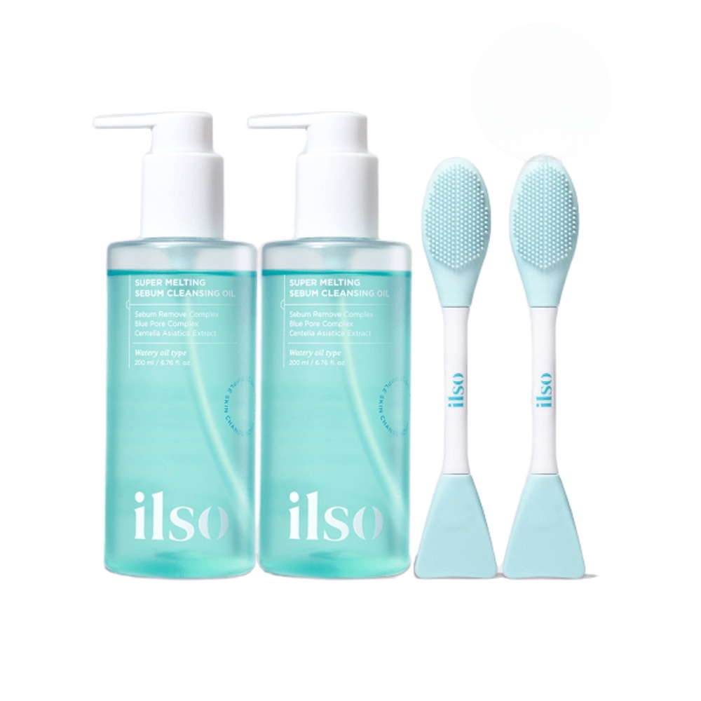 スーパーメルティング セボム クレンジングオイル (+ デュアルクリーンブラシ) 企画セット x2