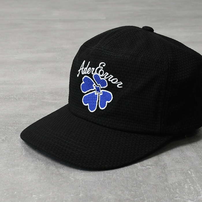 ADER ERROR アーダーエラー 帽子 キャップ M45 CAP BMADSSHW0203BK ユニセックス メンズ BLACK ブラック ロゴ ベースボールキャップ 黒 カジュアル プレゼント