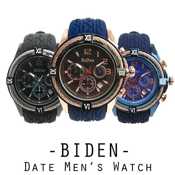 腕時計 BIDEN バイデン日常生活防水 装飾ベゼル ワイヤーベゼルのデザイン BD013