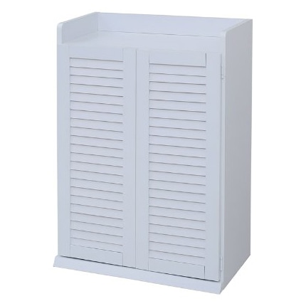 JKプラン SGT-0101-WH ルーバーシューズボックス 幅60 ホワイト メーカー直送