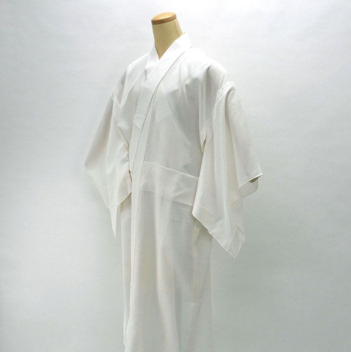 夏物 長襦袢 正絹 絽 身丈116cm 裄丈66.5cm 長襦袢 リサイクル 中古 夏 夏用 着物 i0609