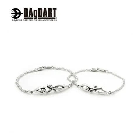 ダグダート DAgDART あわせるとハートになる！ペアブレスレット シルバー DB-150-151