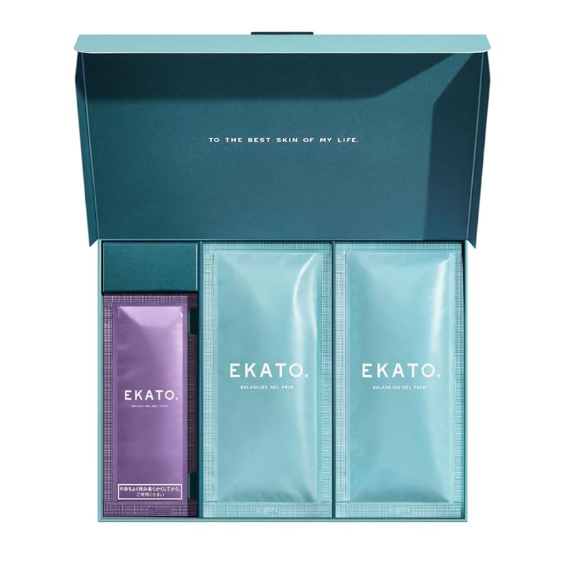 EKATO. (エカト) バランシングジェルパック (アゼライン酸/炭酸ガスパック/炭酸パック/炭酸) (10回分, 1, 個)