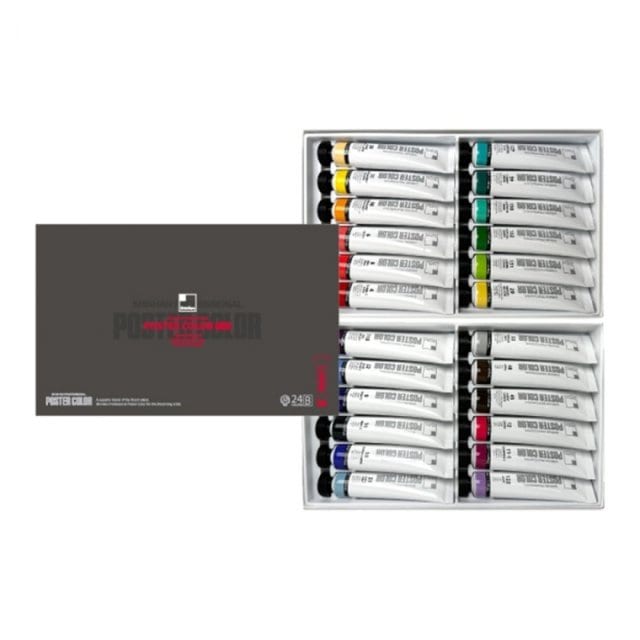 【公式】SHINHAN ポスターカラー 40ml 24色セット / A・Bセット選択可 / 高発色 水性絵具 / 韓国正規品 8,568円