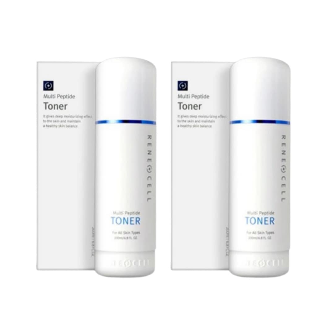 1+1 [RENECELL] マルチペプチドトナー 200ml フェイシャルトナー 肌を明るくする ヒアルロン酸