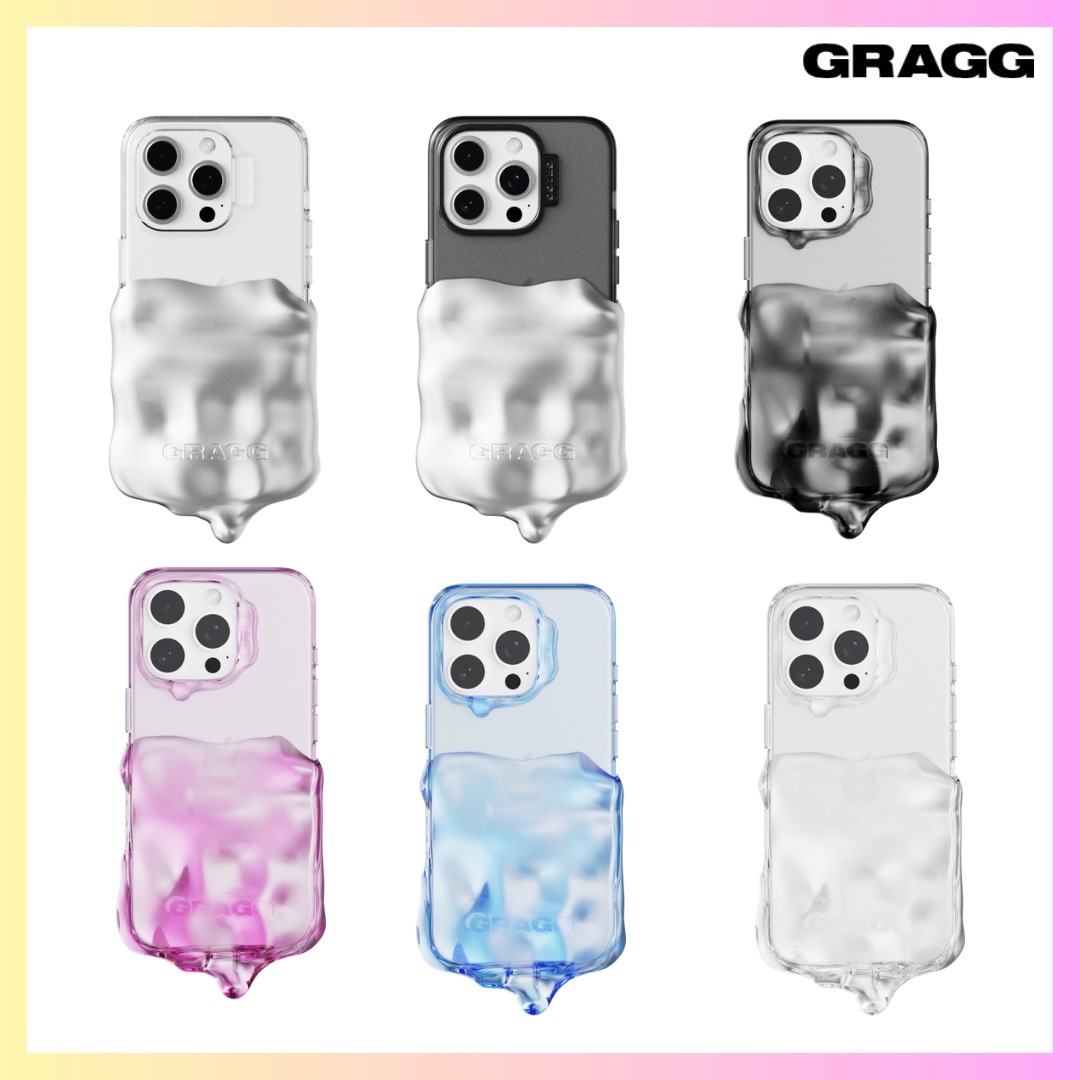 DOUBLE LAYERS CASE 6 COLORS + FREE OMAKE 韓国 IPHONE 14 PRO/ 15 PRO/ 16 SERIES