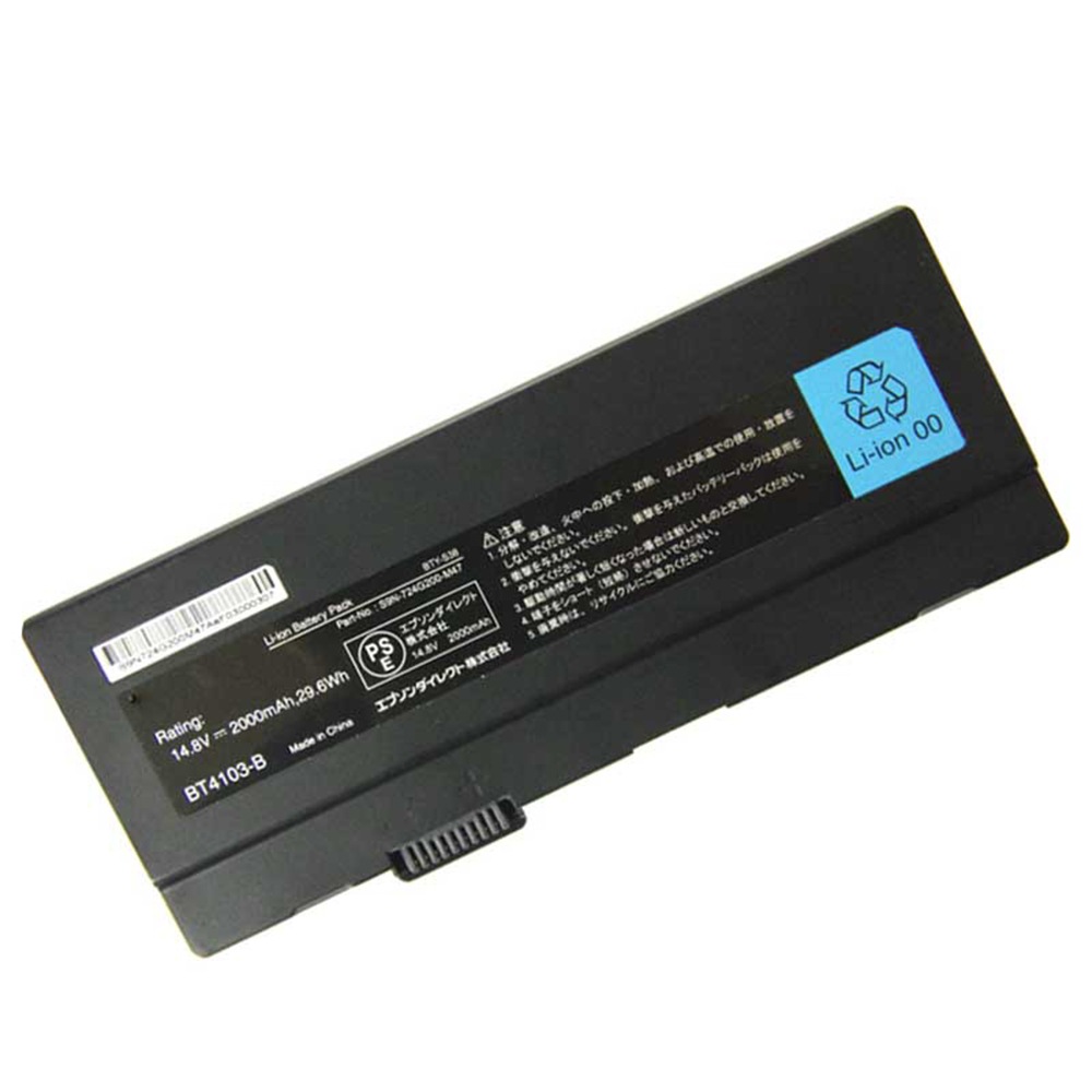 ノートパソコンのバッテリー互換 Epson Endeavor NA511E NA512E BT4103-B 14.8V 2000MAH 29.6WH