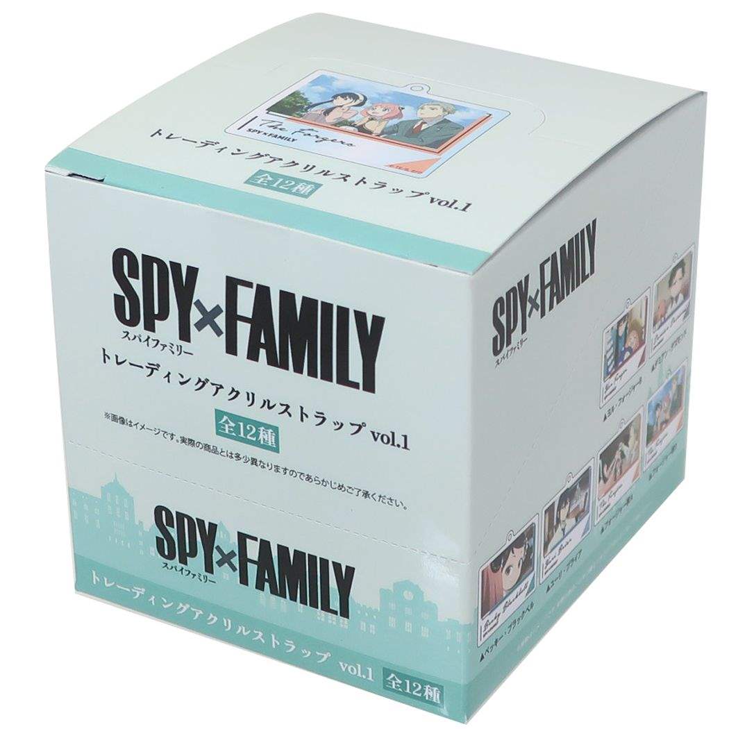 SPY FAMILY キーホルダー トレーディングアクリルストラップ 全12種 12個入BOX