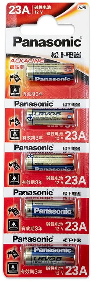 人気 panasonic アルカリ電池 5本セット 23A 12V 乾電池 - flaviogimenis.com.br