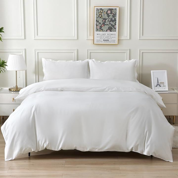 ボックスシーツ オーストラリア綿100% ホテル仕様 サテン調 おしゃれ( ホワイト, 「3点セット」シングル)