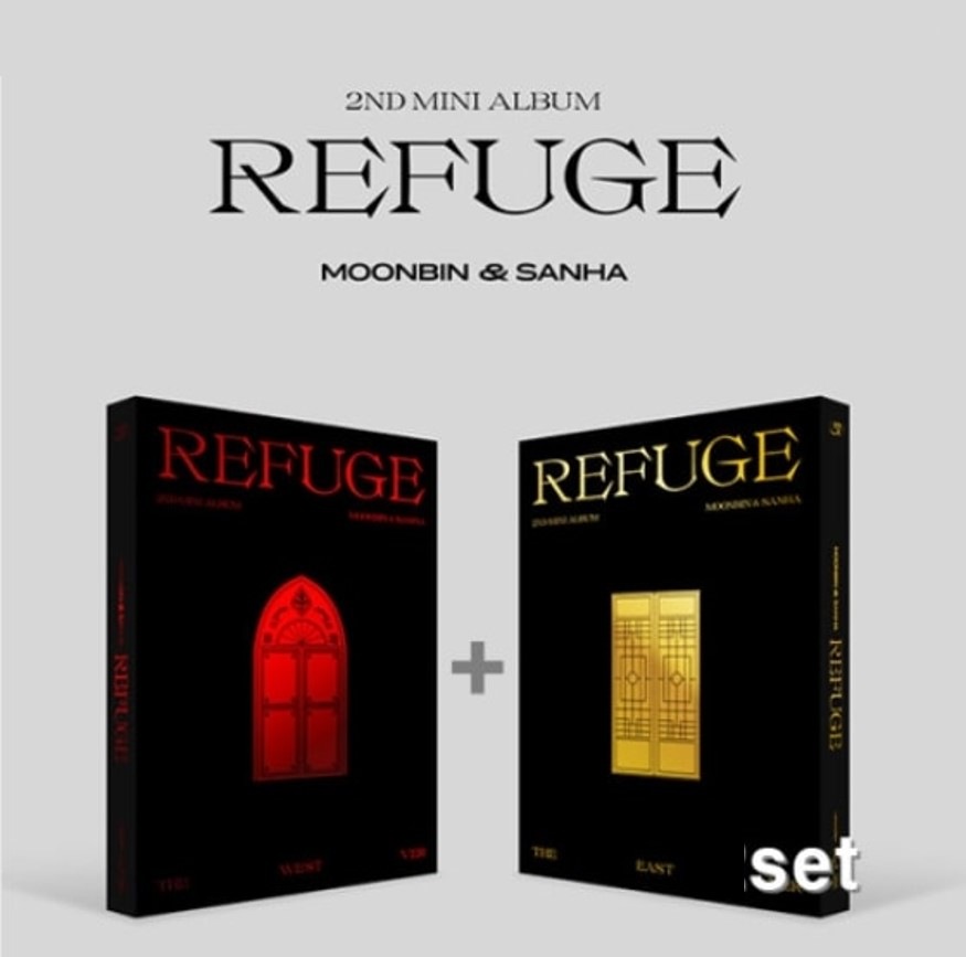 [ell25] [2点セット] ムンビン傘下 ASTRO ミニアルバム 2集 REFUGE/ポスター無し/未開封新品