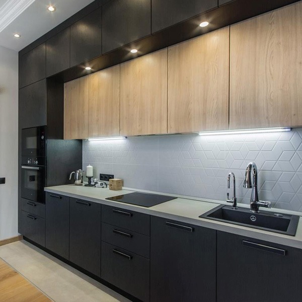 [幅約100cm]2.5m巻 リメイクシート 壁紙 シール 木目調 ブラック ペイントウッド WL-2710