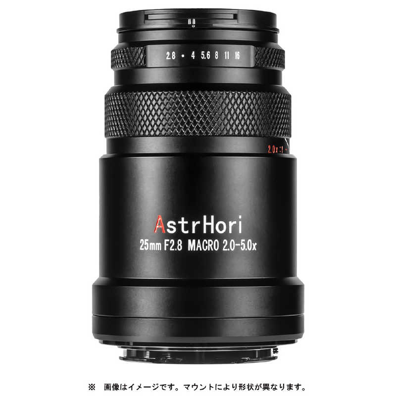 ASTRHORI　カメラレンズ (ニコンZ用)　25mm F2.8 Macro 2.0X-5.0X