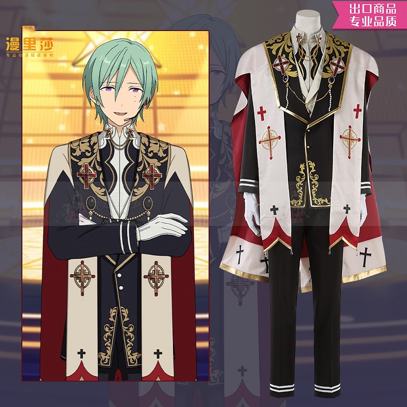 アイドルドリームフェスティバル2 風早巽 spp 黒祝福服 静かな祈り コスプレ衣装