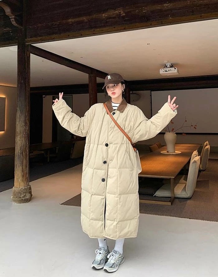 コート レディース ロング丈 秋冬 コート ボタンあり ロングコート ロング 後ろスリーブ アウター 厚手 冬 秋 ビッグシルエット オーバーサイズ 大きいサイズ 無地 シンプル 防寒 カジュアル