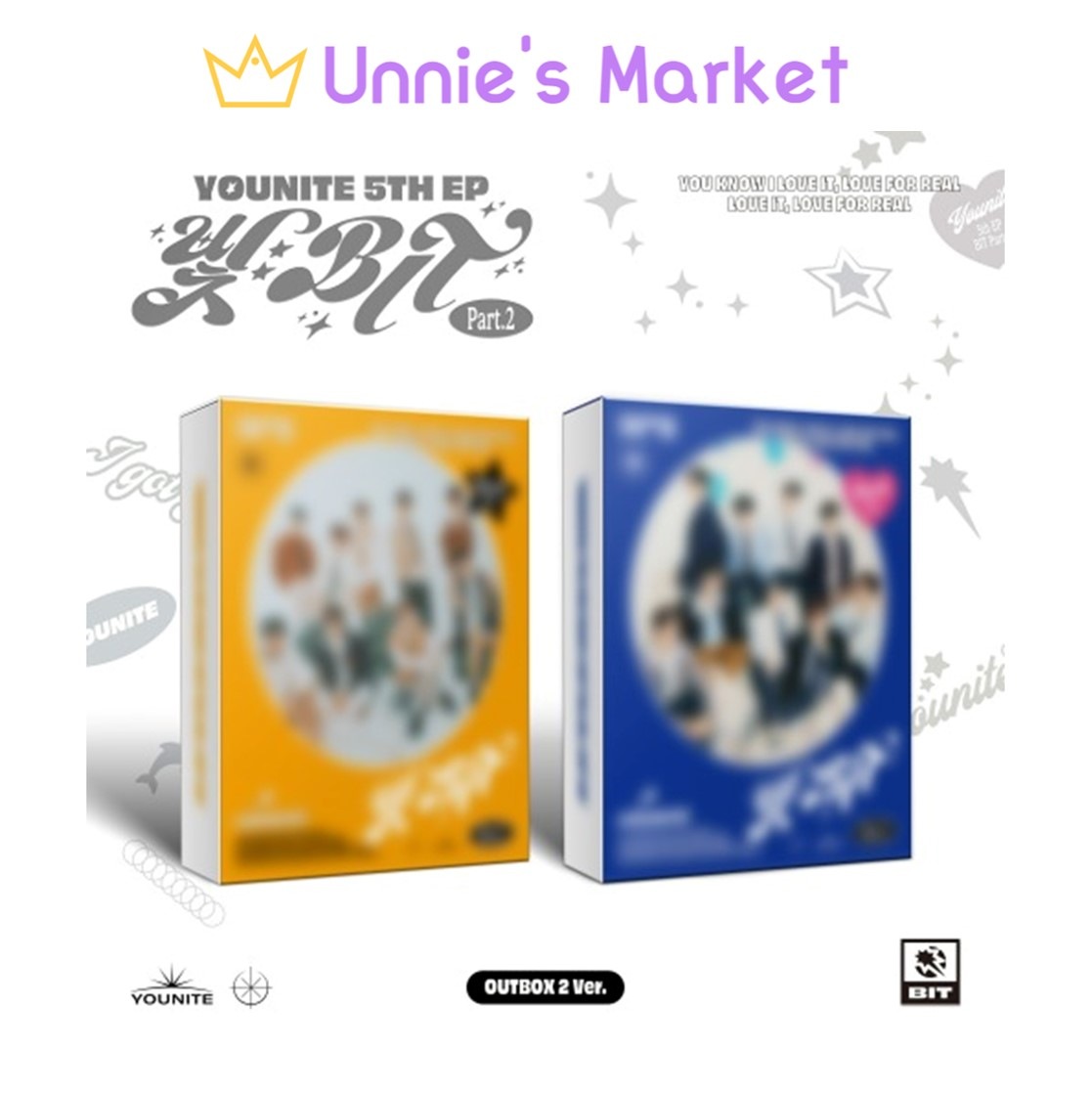 [SET] YOUNITE [BIT Part.2] (SPOTLIGHT Ver., DELIGHT ver. )