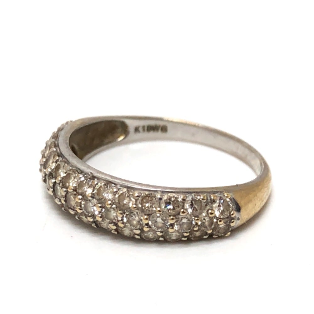 jewelry ジュエリー リング・指輪 ダイヤモンド パヴェ 指輪 K18WG シルバー