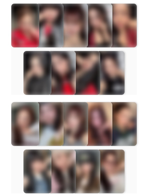 TWICE TEN 10周年 musicplant ラキドロ トレカ18枚セット Qoo10] JYP