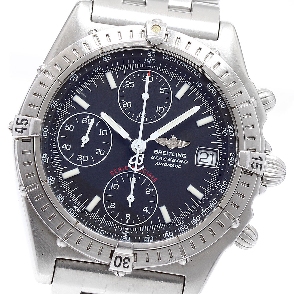 ブライトリング BREITLING A13050.1 クロノマット クロノグラフ 自動巻き メンズ 保証書付き_884873【中古】