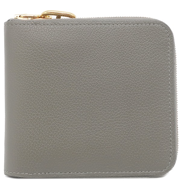 エルメス HERMES 二つ折り財布 ジップアンゴー2 エバーカラー グリメイヤー ゴールド金具 シェーヌダンクル コンパクト W刻印（2024年製） 【箱】【中古】