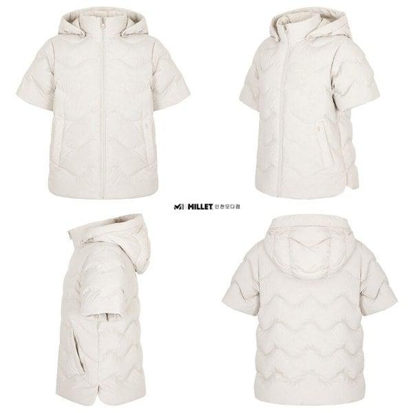 パディング 女性 秋冬 半袖 ダウンジャケットMLUWV654A1_IC