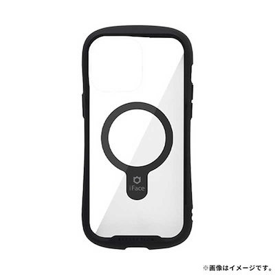 他サイト： HAMEE　［iPhone 14 Pro Max専用］iFace Reflection Magnetic 強化ガラスクリアケース ブラック　IP14PMIFACEREFMBKの商品画像