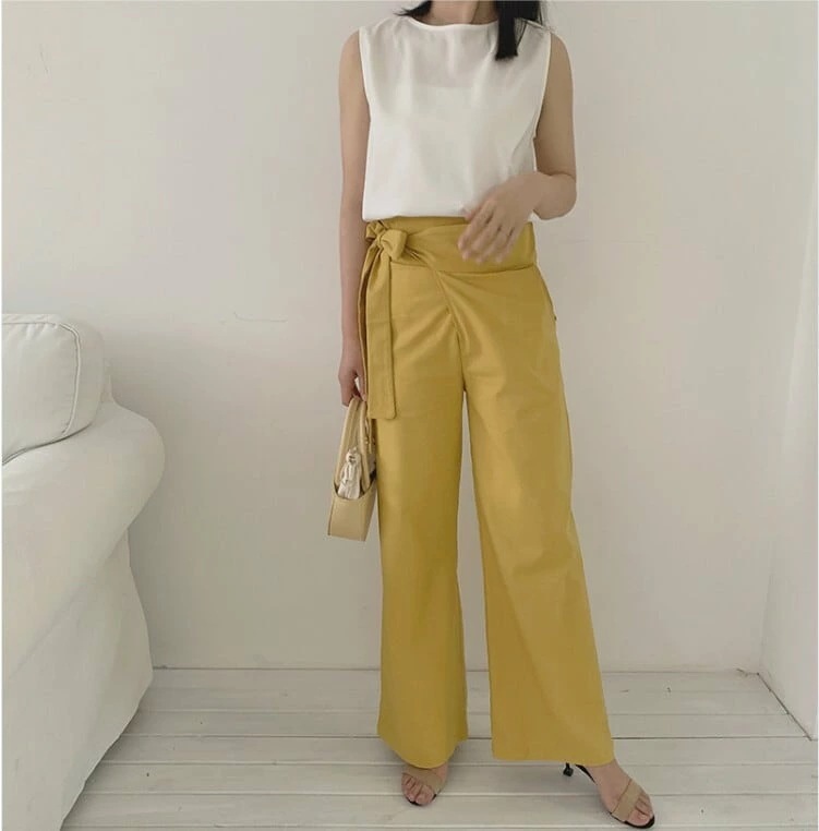 ボトムス パンツ ワイドパンツ カラーパンツ ストレート ワイド かわいい 大人可愛い きれいめ シンプル カジュアル 大人 上品 おしゃれ お洒落 かっこいい レトロ アジアン エスニック