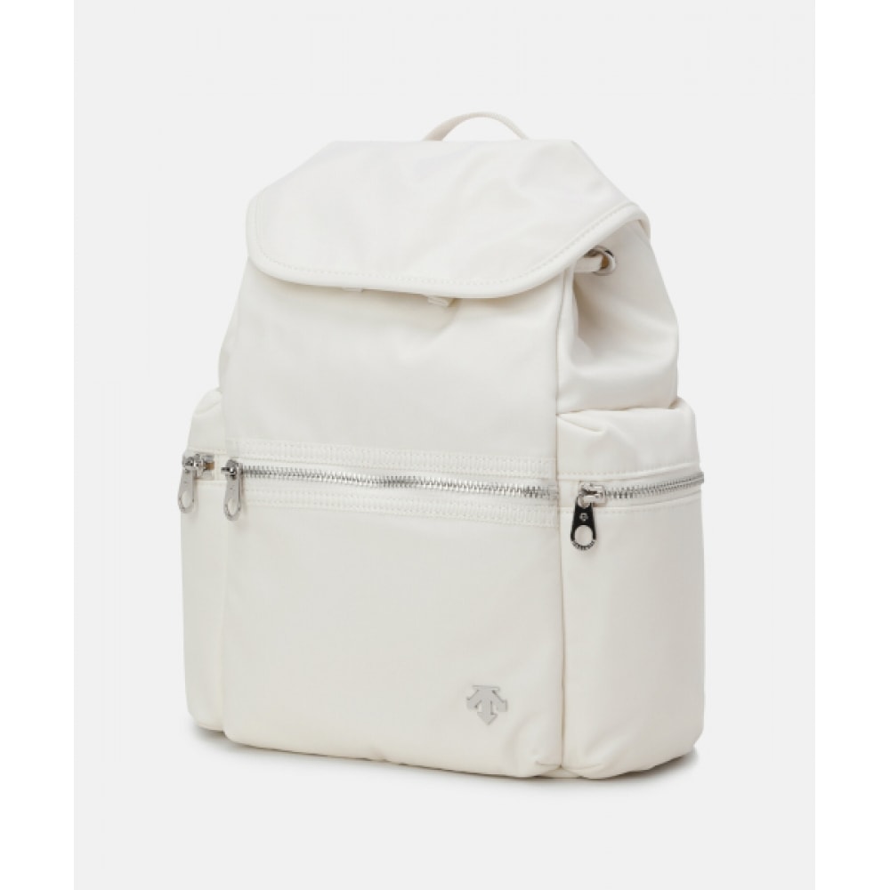 デサントレディースミニフード付きバックパックアイボリー (SQ322UBP71)