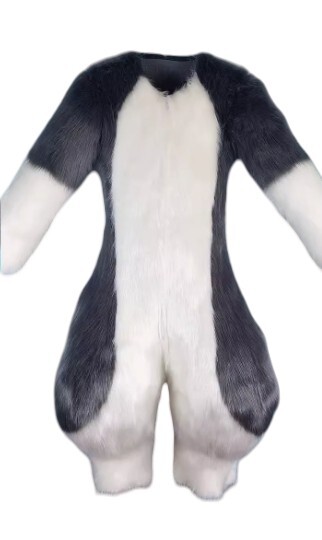 着ぐるみ ケモノ体 ダークグレー Bタイプ 全身 ケモノ ファースーツ ぬいぐるみ コスプレ コスチューム