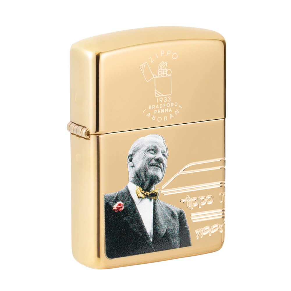 Zippoジッポーライター創立者の日リミテッドエディション北米シリーズ48716底の刻印の歴史