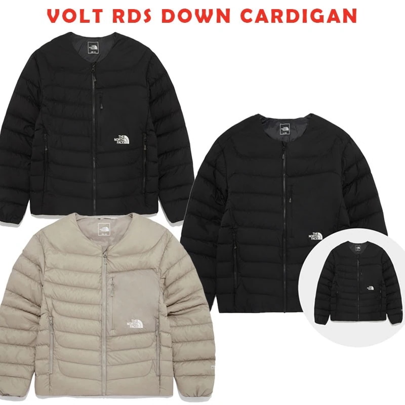 韓国正規品保証 関税負担なし NJ1DQ59A VOLT RDS DOWN CARDIGAN デイリー 基本 着装 男子 女子 人気 韓国 ファッション 男女共用 アウトドア