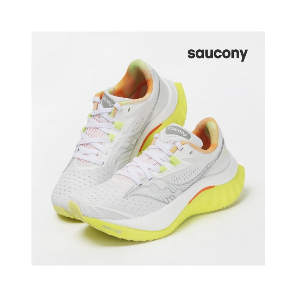 サッコニー スニーカー エンドルフィンスピード4 ランニングシューズ ホワイト/サニー S10940-30