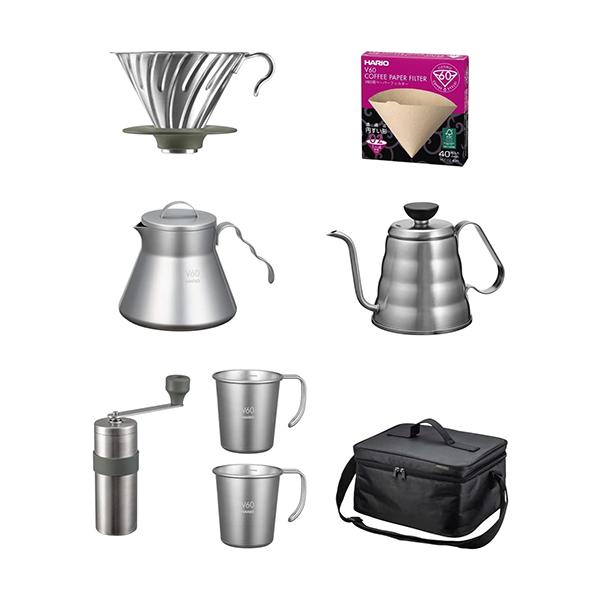 ハリオ O-VOCF V60 アウトドアコーヒーフルセット 8点セット キャンプ