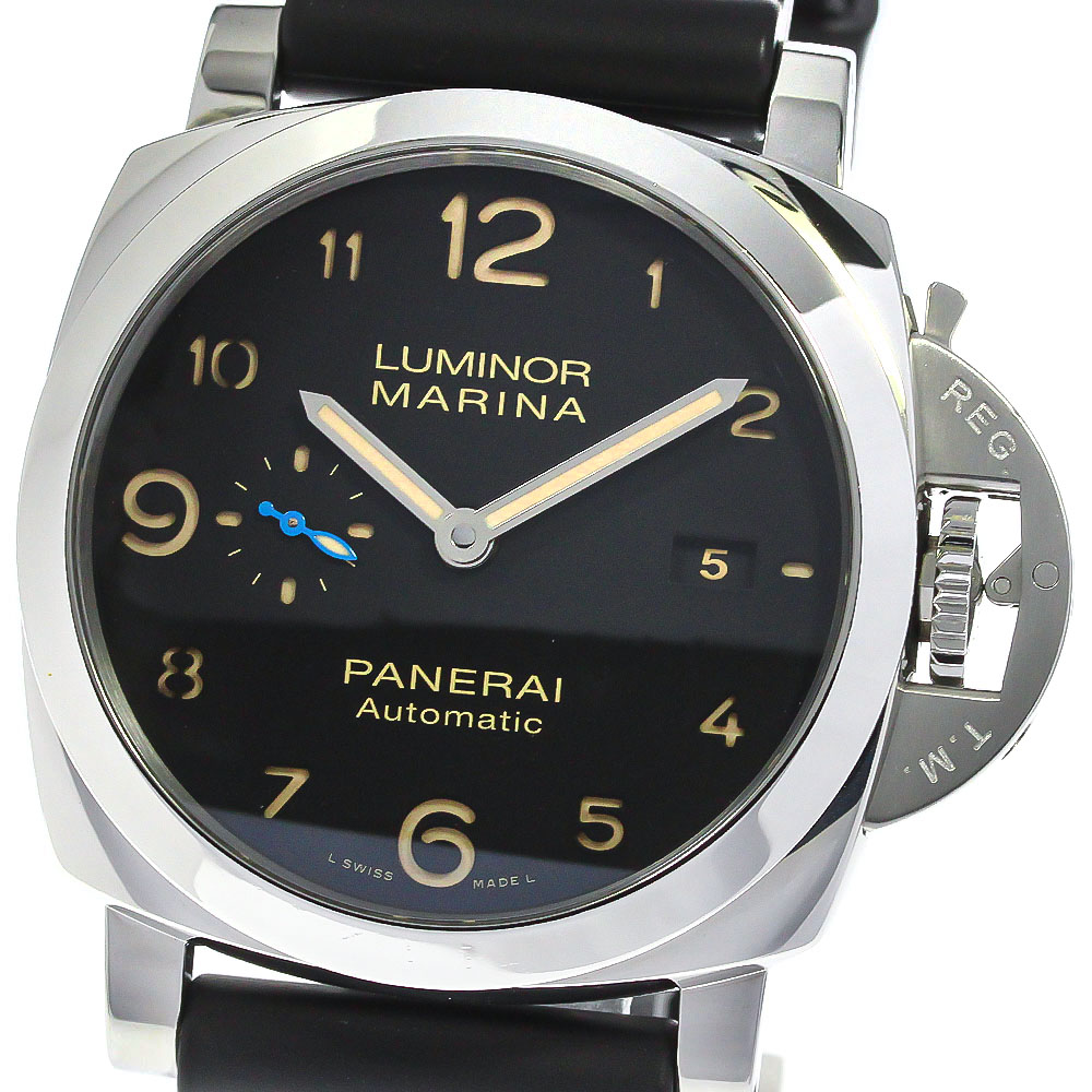 パネライ PANERAI PAM01359 ルミノールマリーナ 1950 3Days アッチャイオ スモールセコンド デイト 自動巻き メンズ _764926【中古】