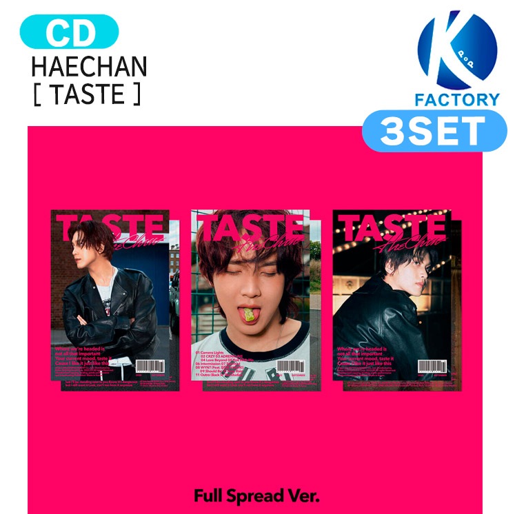 国内発送 HAECHAN Full Spread Ver. [ TASTE ] 3種セット 1st Album / 1次予約 6,019円