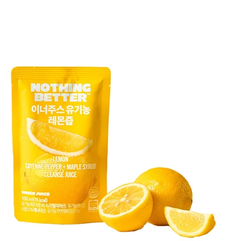 ナッツベラルインナージュースオーガニックレモンジュースレモン水オリーブヤング100mlx24パック