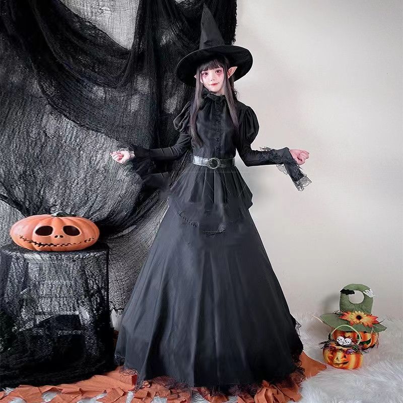 ハロウィンコスチューム魔法の魔女大人コスプレコスチューム舞踏会コスプレ魔法使い帽ガウンの女王