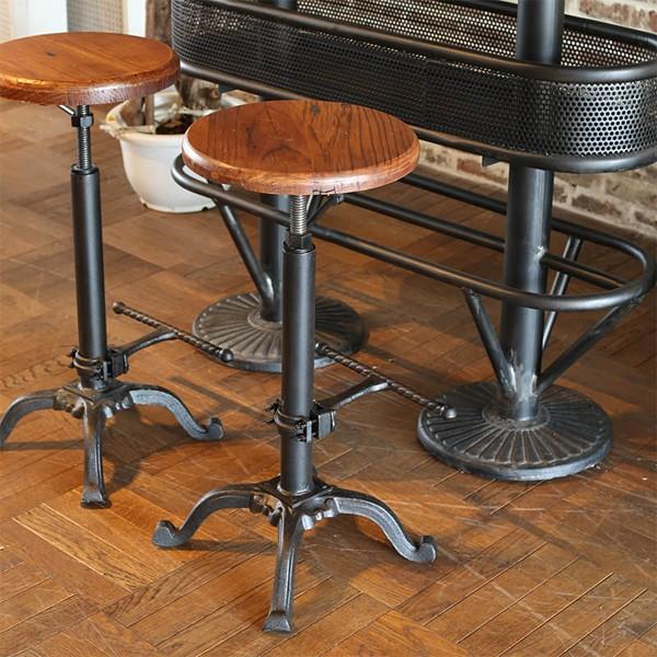 カウンターチェア バースツール 椅子 レトロ アンティーク 雰囲気 おしゃれ