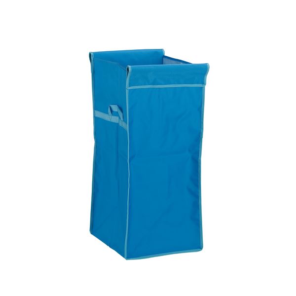 (まとめ) 本体別売 システムカート 運搬カート用品 替袋E 青 ナイロン製×2セット 運搬用 キャリーカート 集積カート
