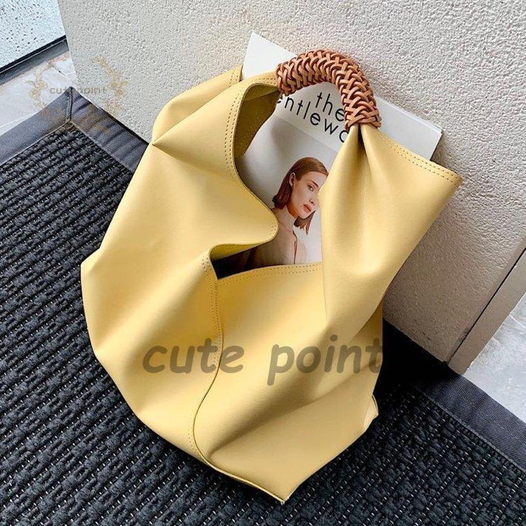 バッグ レディース ハンドバッグ マザーズバック 無地 通勤 通学 オフィス シンプル 高見え 上質 イエローデート 軽い ベーシック 繊細