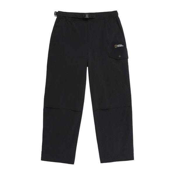 N262UPT100 サンドウェーブ セミルーズフィット ベルテッドパンツ BLACK