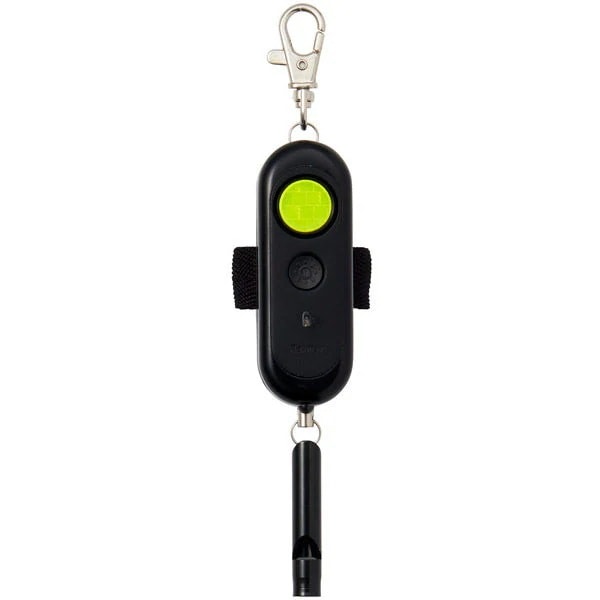 （まとめ買い）電池切れお知らせ防犯ブザー ブラック EBB172B [x5]