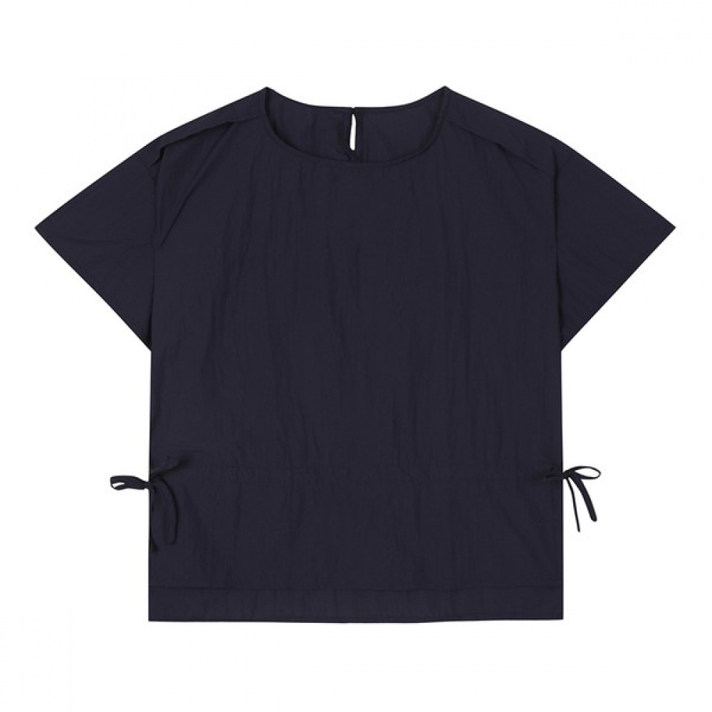 [C] ナイロンピンタックストリングブラウス (SIBAG0473)