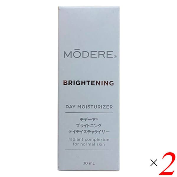 モデーア ブライトニング デイモイスチャライザー SPF25PA 30ml 2本セット