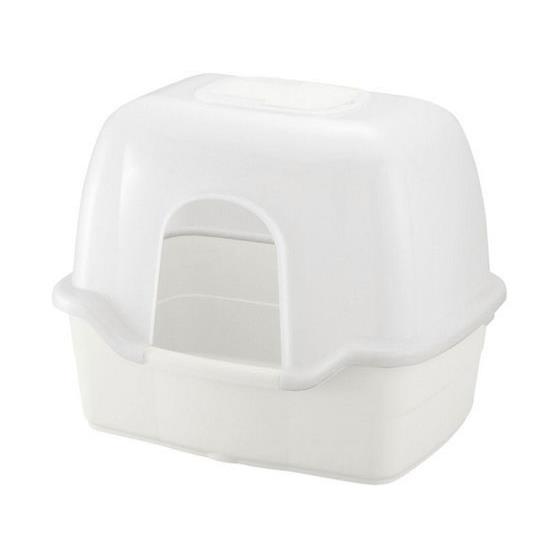 ラプレ ネコトイレ 深型 60フード付 ホワイト リッチェル