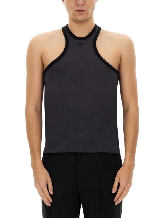COURREGES Men Tops 125JDE095 JS0203B155 BLACK